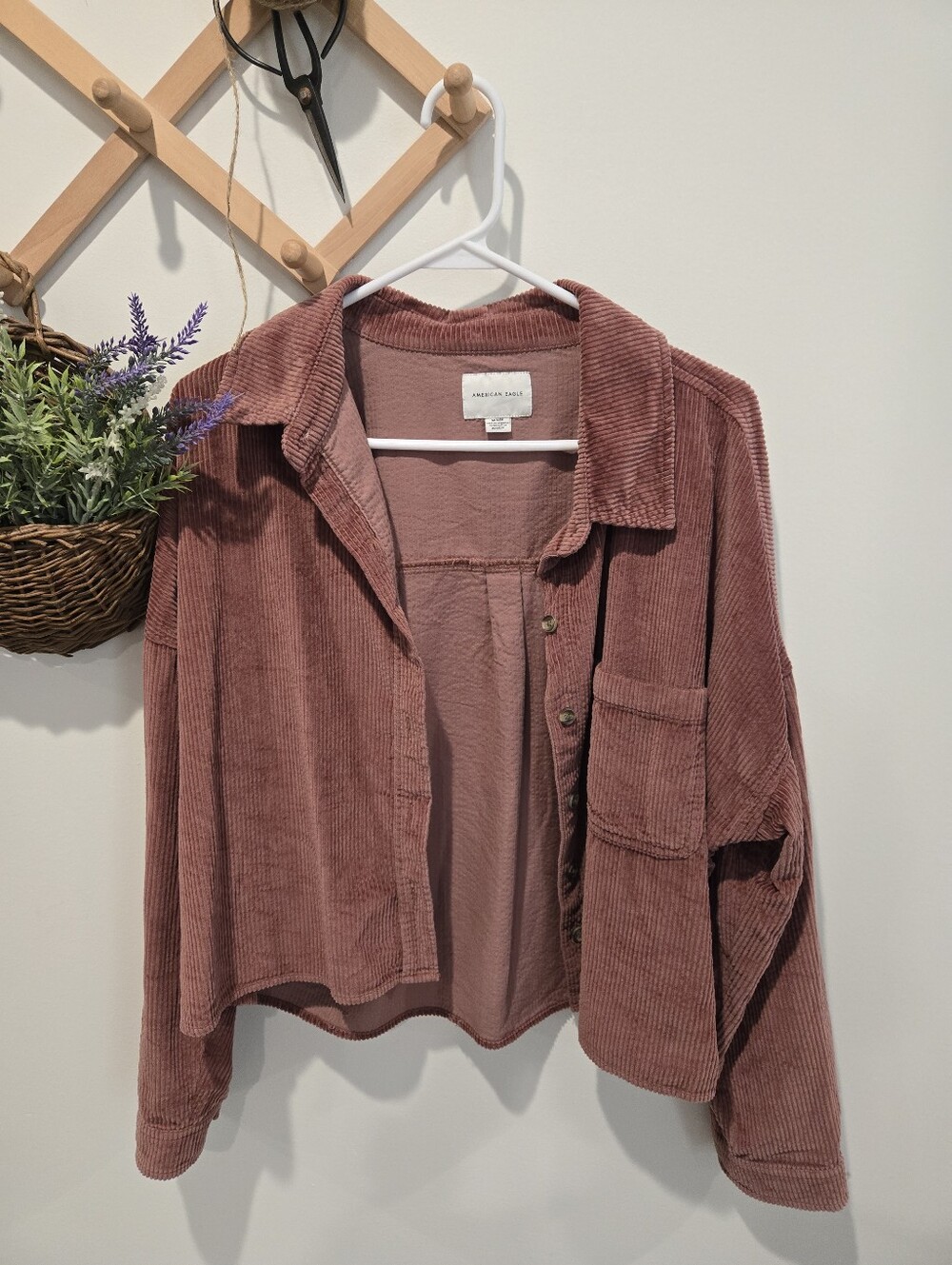 American Eagle Corduroy Shacket